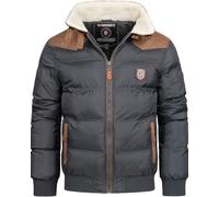 Geographical Norway Giacca Giubbotto Teddy Orsetto Grigio Uomo Abramovitch
