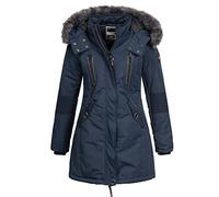 Geographical Norway Giacca invernale da donna con cappuccio Cora IMS con UD Beanie S M L XL XXL