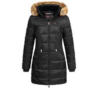Geographical Norway - Giacca invernale da donna Parka con cappuccio in pelliccia Cora IMS Production S M L XL XXL, M