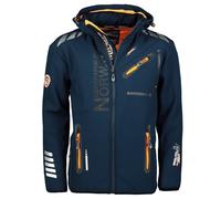 Geographical Norway Giacca Invernale Rainman Con Cappuccio Blu/Arancio Uomo