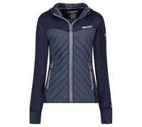 Geographical Norway Giacca softshell TRIANGLE NAVY/PINK DB LADY 024 (WY3257F/GN/Navy/Pink) da donna con cappuccio, blu navy, traspirante, per l'autunno, comoda, blu navy, S