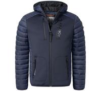 Geographical Norway Giacca trapuntata da uomo invernale con cappuccio - Giacca imbottita calda da uomo S-7XL Outdoor SKI Snowboard Giacca con cappuccio per inverno/autunno - IMS Production, XXL