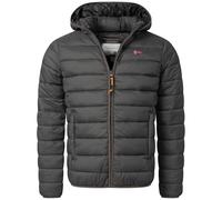 Geographical Norway Giacca trapuntata invernale da uomo - Anorak caldo - IMS Production - Giacca da sci e snowboard per l'inverno/autunno, grigio scuro, 3XL