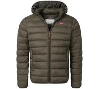 Geographical Norway Giacca trapuntata invernale da uomo - Anorak caldo - IMS Production - Giacca da sci e snowboard per l'inverno/autunno, kaki, XXL
