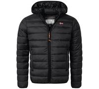 Geographical Norway Giacca trapuntata invernale da uomo - Giubbotto caldo - IMS Production - Giacca da snowboard per l'inverno e l'autunno, Nero , XXL