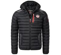 Geographical Norway Giacca trapuntata invernale da uomo - Giubbotto caldo - IMS Production - Giacca da snowboard per l'inverno e l'autunno, Nero , 5XL