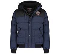 Geographical Norway Giacca VOLVA MEN Giubbotto Piumino manica lunga con cappuccio Uomo WQ006H/GN-Blu-XXL