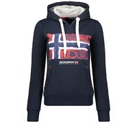 Geographical Norway Gpalm Lady Felpa con Cappuccio, Blu Scuro, S Donna