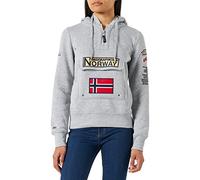Geographical Norway Gymclass Felpa, Gris Claro, S Donna