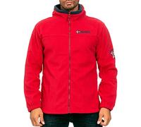 Geographical Norway TAMAZONIE MEN - Spessa E Calda Felpa Da Uomo Con Chiusura A Zip - Giacca Invernale Calda Da Uomo - Felpa A Maniche Lunghe Foderata - Maglione Comfort All'aperto