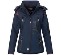Geographical Norway IMS Edition Sport - Giacca impermeabile da donna Softshell, con berretto urbandreamz, per attività all’aperto, taglie S, M, L, XL, XXL, L