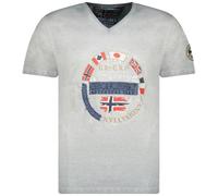 Geographical Norway Jarico Men Magliette Donna, Grigio Scuro, M Uomo
