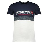 Geographical Norway Jdouble Men Magliette Donna, Blu Scuro, L Uomo