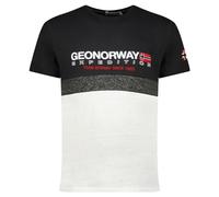 Geographical Norway Jdouble Men Magliette Donna, Nero, 3XL Uomo