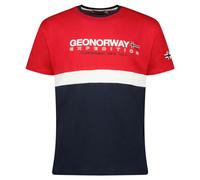 Geographical Norway Jdouble Men Magliette Donna, Rosso, L Uomo