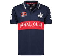 Geographical Norway Kahorse Men Polo, Blu Scuro, M Uomo