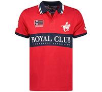 Geographical Norway Kahorse Men Polo, Rosso, M Uomo