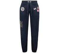Geographical Norway Madock Men - Pantaloni Jogging Stampati in Stile Casual - Abbigliamento Sportivo di qualità Confortevole - Pantaloni da Ginnastica Casual Cotone da Uomo (Blu_Marino L)