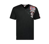 Geographical Norway Maglia Manica Corta Nero Uomo