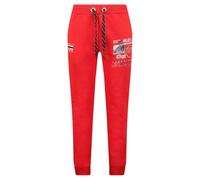 Geographical Norway Meographe EO Uomo 100 (WW5807H/GNO/Nero) Pantaloni sportivi da uomo, neri, per il running, comodi, con coulisse 3XL, Colore: rosso, L
