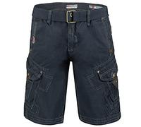 Geographical Norway Pantaloncini cargo da uomo estivi bermuda corti, blu navy, M