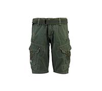 Geographical Norway Pantaloni Bermuda Pantaloncini Corti Shorts Peanut Men Uomo Men SR019H/GN-Grigio-XL