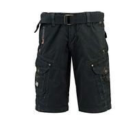 Geographical Norway Pantaloni Bermuda Pantaloncini Corti Shorts Peanut Men Uomo Men SR019H/GN-Grigio-L