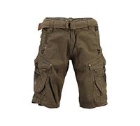 Geographical Norway Parapente - Bermuda cargo da uomo, colore: cachi, beige, cachi, XXL