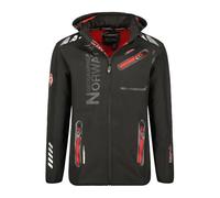 Geographical Norway Parka Softshell Nero/Arancione Uomo GN-REGNO