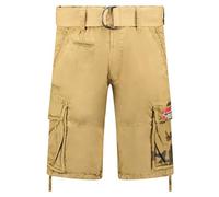 Geographical Norway Pasteque Men, Pantaloncini Bermuda Uomo, Beige,