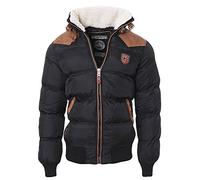 Geographical Norway - Piumino da uomo Abraham, Nero (nero), XXL
