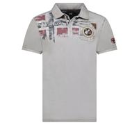 Geographical Norway Polo Manica Corta Kimac Uomo Grigio Chiaro