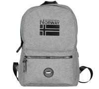 Geographical Norway Santos | Mochila para Ordenador Portátil 31x13x43cm | Backpack para Hombre y Mujer | Mochila de Deporte y Ocio | Práctica para PC y Uso Diario | Mochila de Pequeño Formato (Gris)