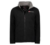 Geographical Norway TAMAZONIE Men - Spessa E Calda Felpa da Uomo con Chiusura A Zip - Giacca Invernale Calda da Uomo - Felpa A Maniche Lunghe Foderata - Maglione Comfort All'aperto Nero S