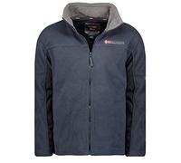 Geographical Norway TAMAZONIE Men - Spessa E Calda Felpa da Uomo con Chiusura A Zip - Giacca Invernale Calda da Uomo - Felpa A Maniche Lunghe Foderata - Maglione Comfort All'aperto Marino S