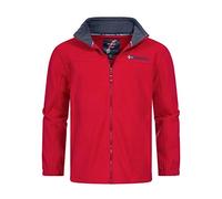 Geographical Norway Tamazonie Men - Uomo Warm Medio Spessore Fleece Zip - Uomo Autunno Inverno Primavera Giacca Calda - Maglia A Maniche Lunghe Soft Comfort Outdoor (Rosso XXL)