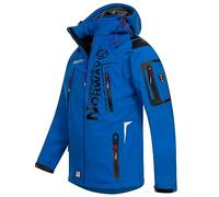 Geographical Norway Tangata - Giacca in softshell, da uomo, per attività all'aperto, colore blu, L, Blu, L
