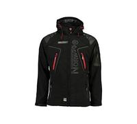 Geographical Norway Tangata - Giacca in softshell, da uomo, per attività all'aperto, colore blu, L, Nero , S