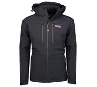 Geographical Norway Timmex Men - Softshell Uomo Impermeabile Con Cappuccio - Abbigliamento Giacca Vento Tattica Outdoor - Escursionismo - Trekking Autunno Invernale Primavera (Blu Marino M)