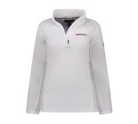 Geographical Norway Tug Lady Hz - Donna Fine Fleece Warm Zip - Autunno Inverno Primavera Giacca CalDonna - Manica Lunga Pullover Pelliccia Morbido Comfort Outdoor (Bianco M)