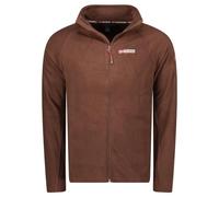 Geographical Norway Tug Men Full Zip - Giacca Uomo Invernale Thin Fleece Warm Zip - Felpa Uomo Autunno Inverno Primavera Lavoro - Manica Lunga Soft Comfort (Marrone L)