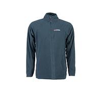 Geographical Norway Tug Men Full Zip - Uomo Thin Fleece Warm Zip - Uomo Autunno Inverno Primavera Warm Jacket - Manica Lunga Fur Sweater Soft Comfort Outdoor (Olio blu L)