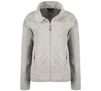 Geographical Norway Tyrell Lady - Giacca in Pile Donna con Zip - Abbigliamento Caldo Comodo - Felpa Maniche Lunghe Resistente - Maglione Invernale Ideale Autunno Inverno (Bianco M)