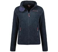 Geographical Norway Tyrell Lady - Giacca in Pile Donna con Zip - Abbigliamento Caldo Comodo - Felpa Maniche Lunghe Resistente - Maglione Invernale Ideale Autunno Inverno (Blu Marino L)