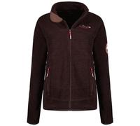Geographical Norway Tyrell Lady - Giacca in Pile Donna con Zip - Abbigliamento Caldo Comodo - Felpa Maniche Lunghe Resistente - Maglione Invernale Ideale Autunno Inverno (Marrone L)