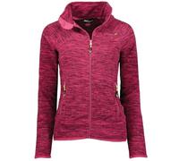 Geographical Norway Tyrell Lady - Giacca in Pile Donna con Zip - Abbigliamento Caldo Comodo - Felpa Maniche Lunghe Resistente - Maglione Invernale Ideale Autunno Inverno (Rosa Intenso L)