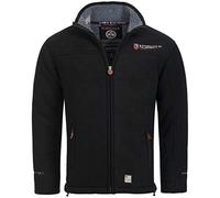 Geographical Norway UBOLT Men - Uomo Polar Fleece Long Sleeve Comfort - Comoda Giacca Calda di Sudore - Zip Collar Hoodie Pocket - Ideale per Le attività Invernali All'aperto Nero XXXL