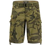 Geographical Norway Uomo Cargo Short People - Kaki Camo, M