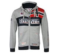 Geographical Norway Uomo Designer Felpa con Cappuccio Giacca - Flyer -S