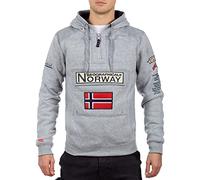Geographical Norway Uomo Maglione Grigio Misto M